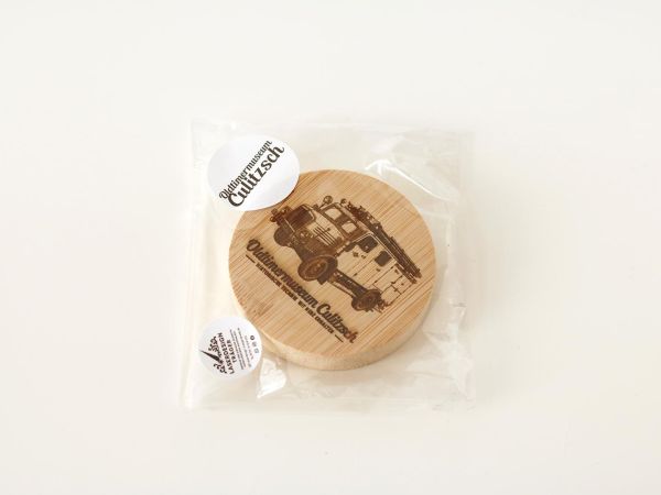 runder Flaschenöffner in Verpackung